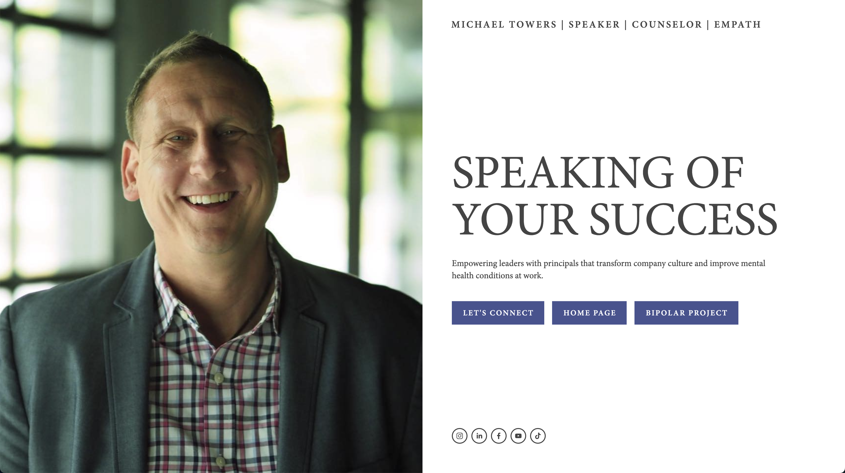 Michael Towers Speaker Focus Pro member feature